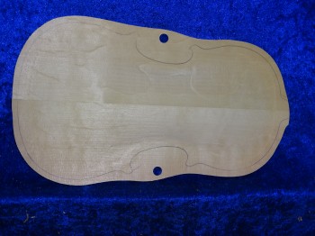 carved violin top 2556 bearclaw