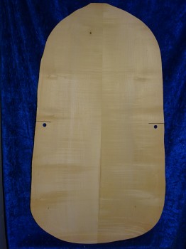 älterer, gefräster Celloboden 3083