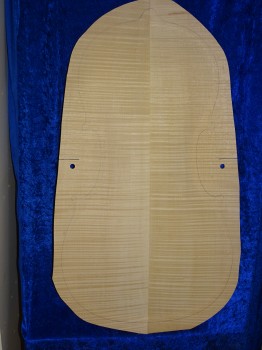 älterer, gefräster Celloboden 3233