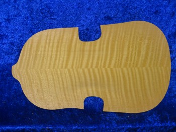 carved best flamed violin back 3262