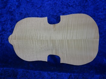 3/4 gefräster geflammter Geigenboden 3385