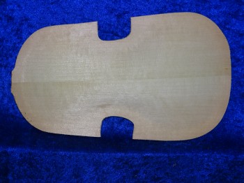 3/4 carved violin top 3392