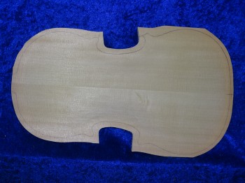 carved viola top 3412