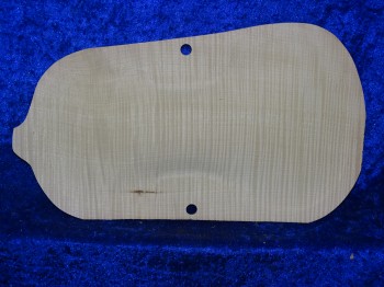 gefräster, ganzer geflammter Geigenboden 3461