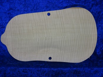 carved best flamed violin back 3502