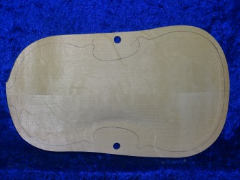 carved violin top 3510 bearclaw