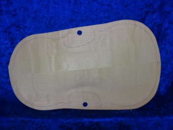 carved violin top 3512 bearclaw