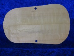 gefräste Geigendecke 2903 Hasel
