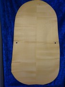 carved old cello back 3086