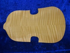 carved best flamed violin back 3239