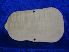 3/4 gefräster geflammter Geigenboden 3380