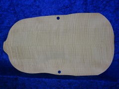 gefräster schön geflammter Violaboden 3408