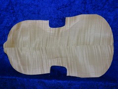carved nice flamed viola back 3410