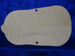 carved best flamed violin back 3489