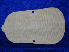 carved best flamed violin back 3501