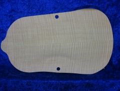 carved best flamed violin back 3502