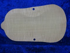 carved best flamed violin back 3502