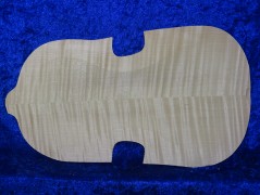 carved best flamed violin back 3504
