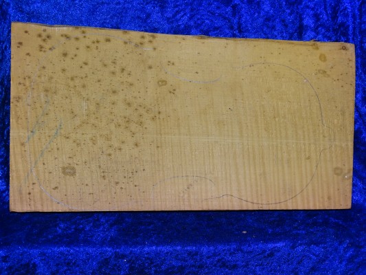 one-piece maple 1737  from estate