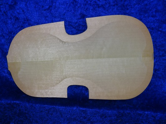 3/4 carved violin top 3392