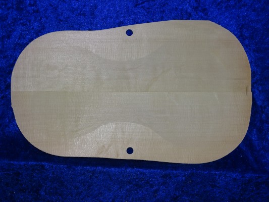 gefräste Violadecke 3407 Hasel