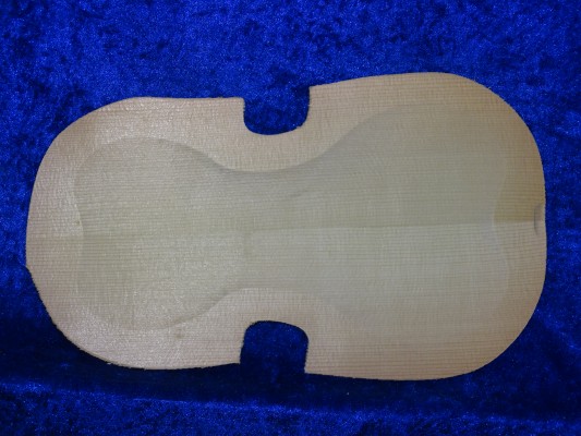 1/2 gefräste Geigendecke 3417