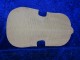 carved, nice flamed viola back 2552