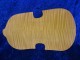 carved best flamed violin back 3239