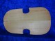 3/4 carved violin top 3391