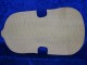 carved, nice flamed viola back 3401
