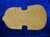 carved best flamed violin back 3239