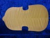 carved best flamed violin back 3262