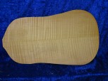 carved viola back 3207
