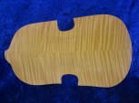 carved best flamed violin back 3239