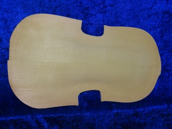 carved violin top 1854