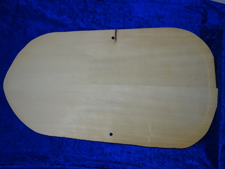 old carved cello top 3796