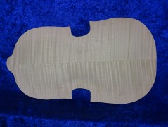 1/2 carved flamed violin back 3421