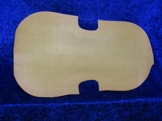 carved violin top 1036