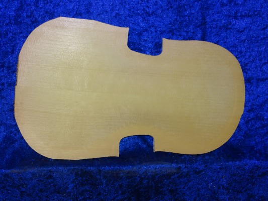 carved viola top 1426