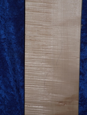 flamed maple block  for guitar neck, 2 violins 4487