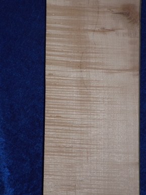 flamed maple block  for guitar neck, 2 violins 4487