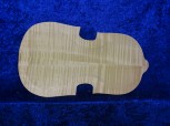 1/2 carved flamed violin back 1976