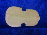 1/2 carved flamed violin back 1984
