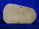 carved flamed violin one-piece back 2997