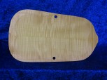carved flamed violin back 3605