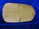 carved flamed violin back 3928