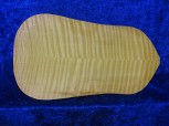 carved flamed violin back 2285 N