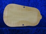 carved flamed violin back 2358