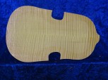 carved flamed violin back 2369