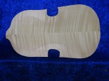 carved flamed violin back 2585